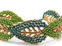 Luulla SimpleBeadPatterns Beaded Leaf Bracelet